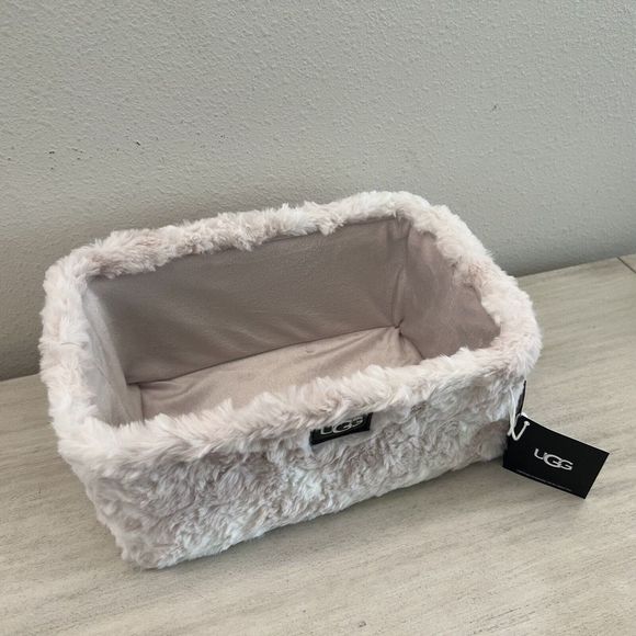 UGG Marissa Medium Bin Rosewater Pink White Storage Bin NEW w/ Tags - Picture 5 of 7